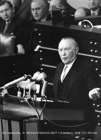 Bundeskanzler Konrad Adenauer