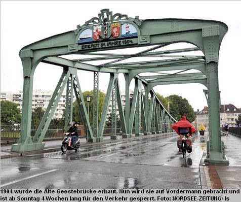 Geestebrücke in Bremerhaven