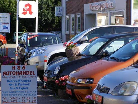 Autohandel in Langen