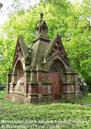 Wulsdorf Friedhof Mausoleum Ahlers