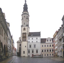 Untermarkt mit Rathaus in Görlitz