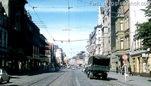Bremerhavens Hafenstraße in den 1950er Jahren