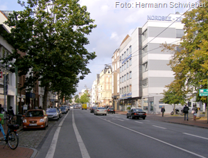 Bremerhavens Hafenstraße am 2. Oktober 2012