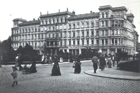 Die Gäste des Victoria-Hotels konnten von ihren Zimmerfenstern aus das pulsierende Leben im Zentrum der aufblühenden Stadt Görlitz vom Morgen bis zum Abend verfolgen | Foto: Robert Scholz um 1900