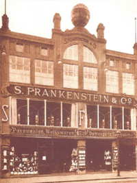 Modehaus Frankenstein/Markus in der Berliner Strasse 10, um 1925