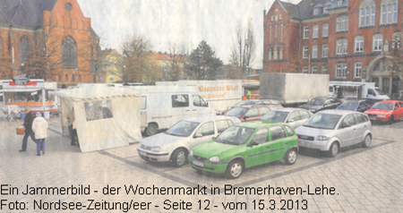 Wochenmarkt in Lehe