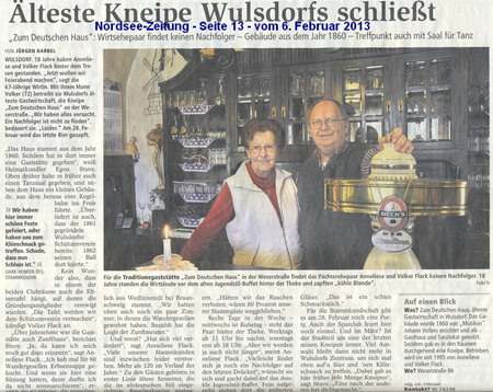 Kneipe in Wulsdorf