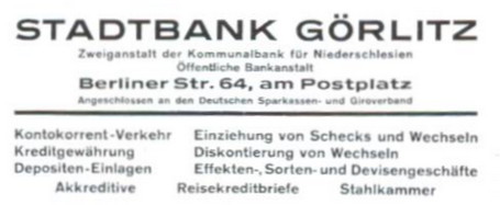 Stadtbank Görlitz