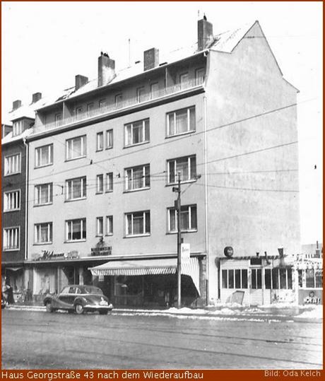 Georgstraße 43 in Geestemünde nach dem Wiederaufbau