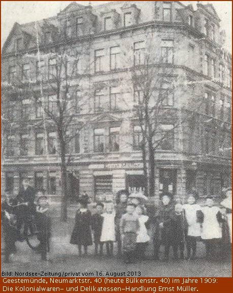 Bülkenstrasse 40 im Jahre 1909