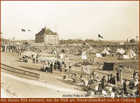 Ein Weserstrandbad ohne Badeerlaubnis