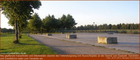 Aussichtsplatz an der Geeste