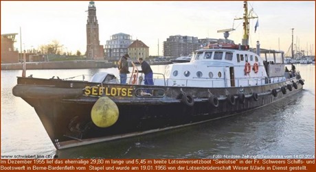 ehemalige Lotsenversetzboot "Seelotse"