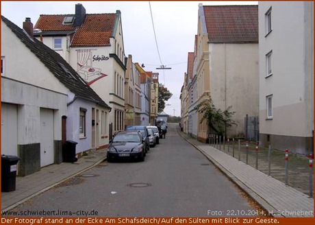 Auf den Sülten in Bremerhaven Lehe| Blick Richtung Geeste