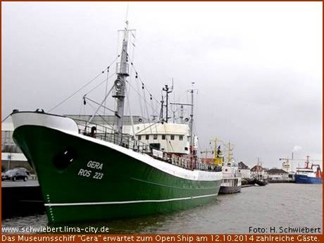 Museumsschiff "Gera" im Fischereihafen in Bremerhaven