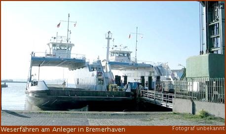 Weserfaehren in bremerhaven