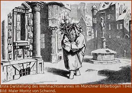 Wihnachtsmann im Münchner Bilderbogen Nummer 50