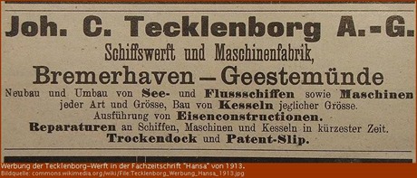 Tecklenborg Werbung