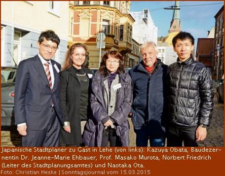 Japanische Stadtplaner in Bremerhaven