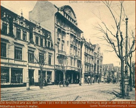 1911 Postkarte Hafenstrasse