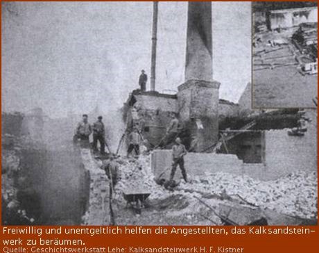 Beräumungsarbeiten Kalksandsteinwerk