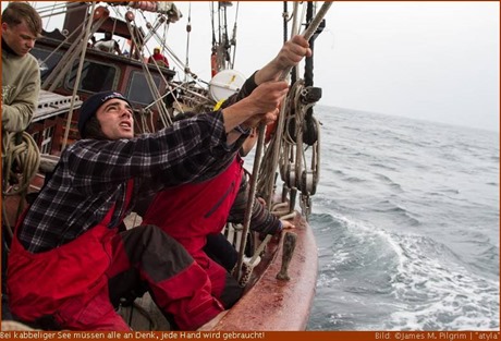 "Atyla" - Schiff und Crew sind auf dem Weg nach Bilbao