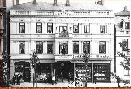 Geestemünde, Georgstraße 43, im Jahre 1904