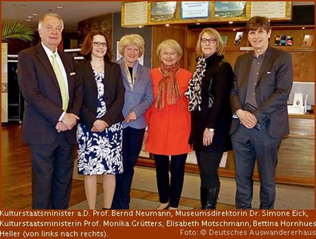 Kulturstaatsministerin Prof. Monika Grütters zu Besuch im Deutschen Auswandererhaus