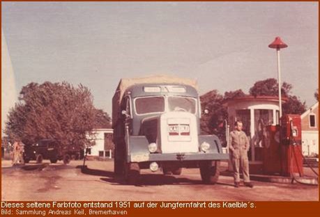 1951 Jungfernfahrt mit dem Kaelble