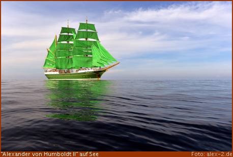 "Alexander von Humboldt II" hat im Neuen Hafen festgemacht