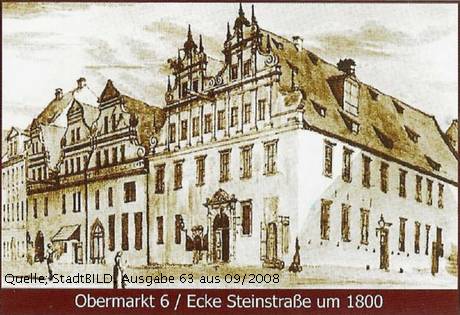 Obermarkt Ecke Steinstraße Kürschnerfamilie Thorer