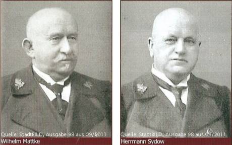 Portraits von Wilhelm Mattke und Hermann Sydow
