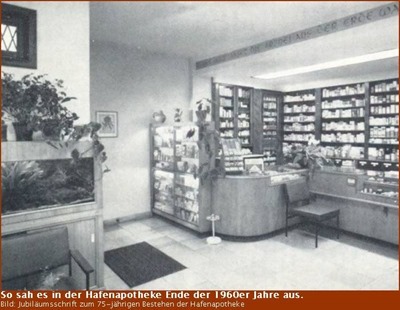 Innenansicht der Hafen-Apotheke