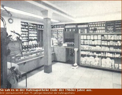 Innenansicht der Hafen-Apotheke