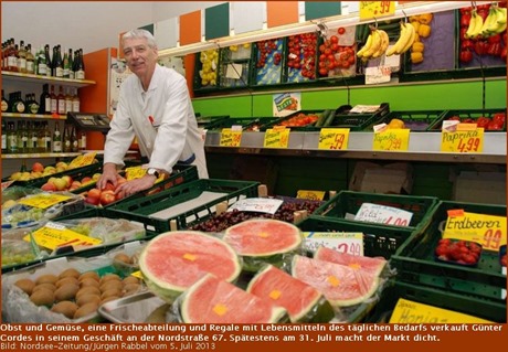 Günter Cordes bei der Arbeit