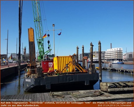 Die Steganlage im Neuen Hafen wird erneuert